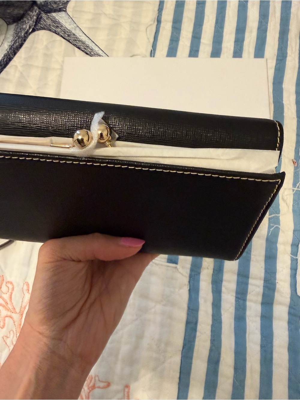Dooney navy wallet - Picture 2 of 7